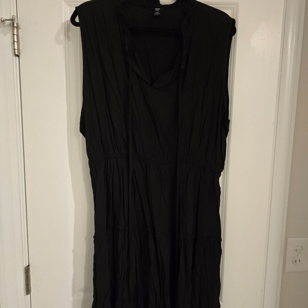 Shein Frill Tie Peekaboo A-Line Dress